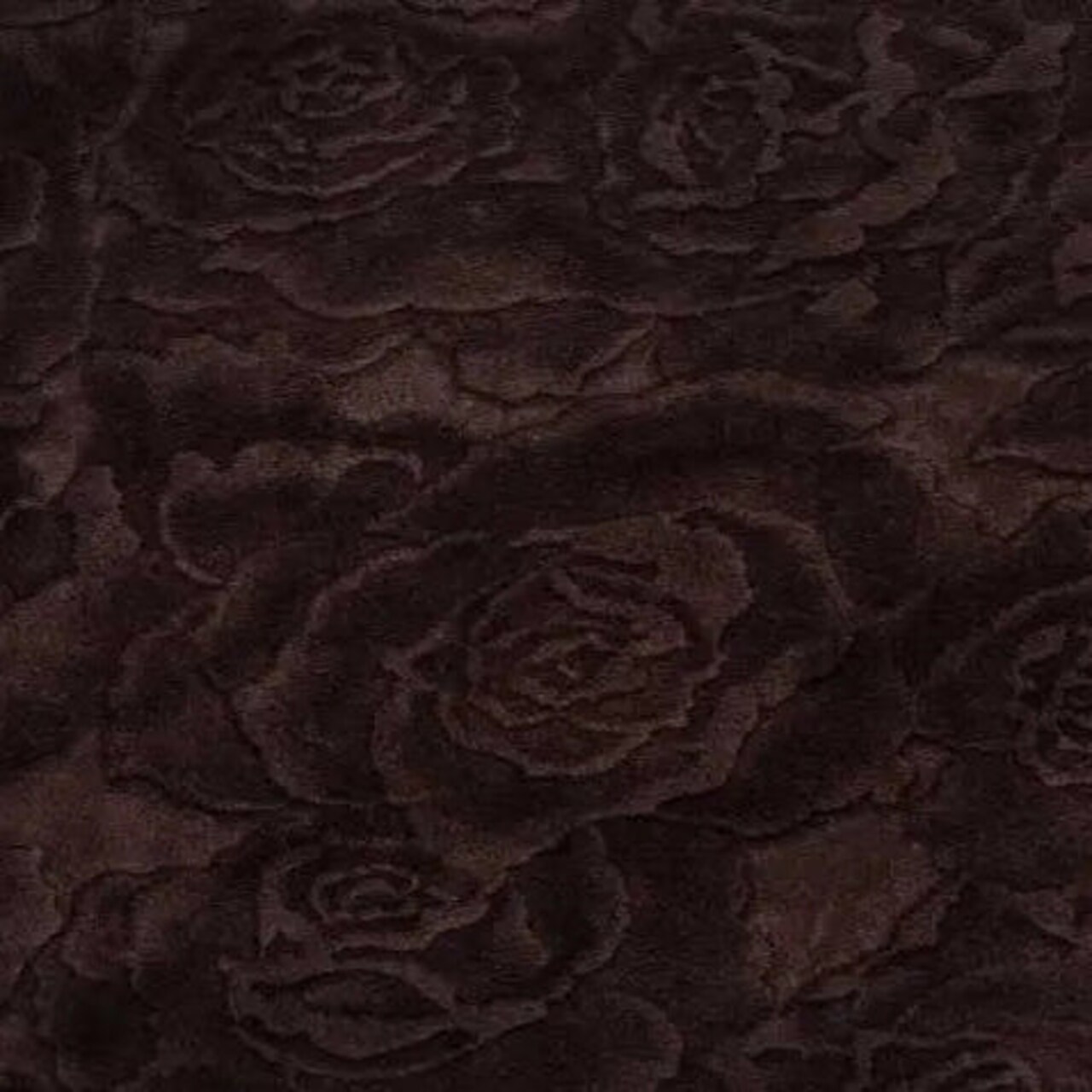 Cuddle 3 Extra Wide Rose Burnout Limited Edition Brown Fabric per yard